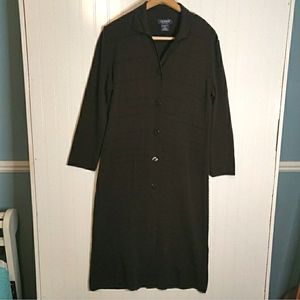 Clorinda made in Italy Women’s Brown Long Duster Sweater PM